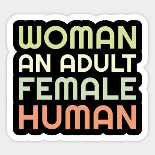 Woman An Adult Female Human Sticker